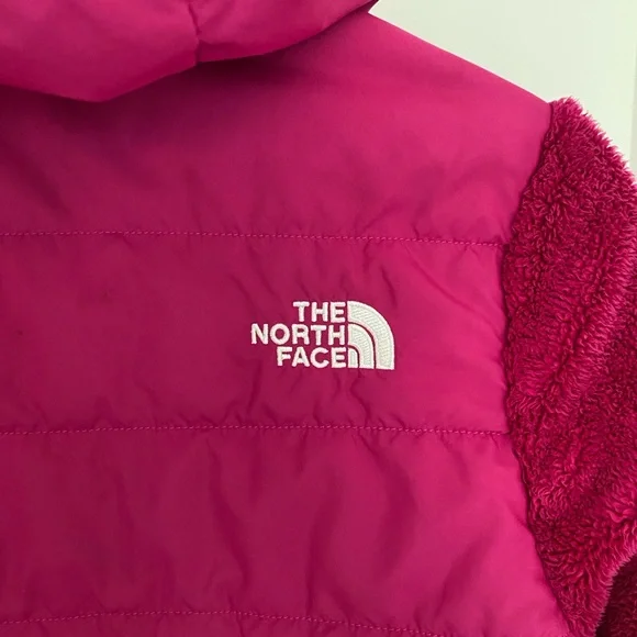 The North Face Fuchsia Hooded Fleece Jacket